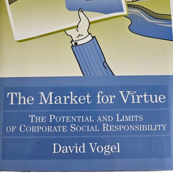 The Market For Virtue By David Vogel Hardcover Book Corporate Social Business - Picture 2 of 6